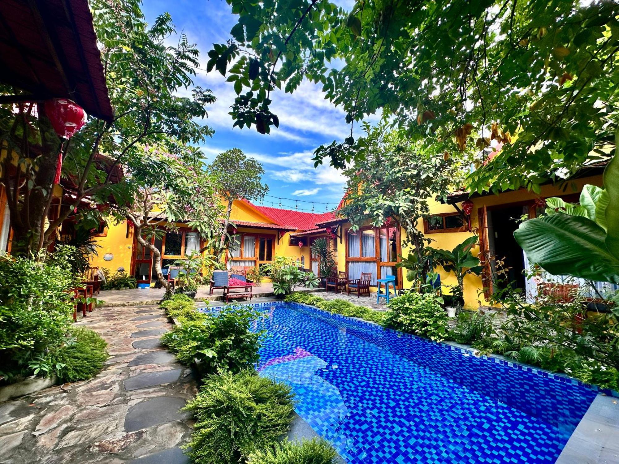 La Belle An Bang Seaside Hideaway-3 Min Walk To Beach,Pool,Family Friendly Hoi An Eksteriør billede